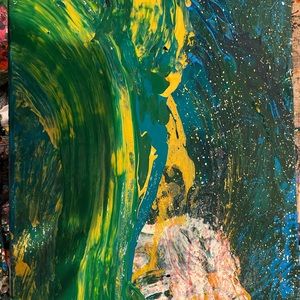 Painting on streched canvas